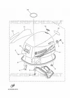 TOP COWLING for Yamaha F9.9 2011