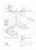 REMOTE CONTROL ATTACHMENT for Yamaha F9.9 2016