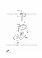 UPPER CASING for Yamaha F9.9 2016