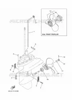 LOWER CASING & DRIVE 2 for Yamaha F9.9 2016