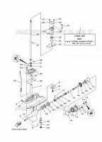 LOWER CASING & DRIVE 1 for Yamaha F9.9 2015