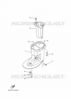 UPPER CASING for Yamaha F9.9 2015