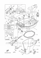 BOTTOM COWLING for Yamaha F9.9 2013