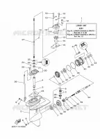 LOWER CASING & DRIVE 1 for Yamaha FT8 2014