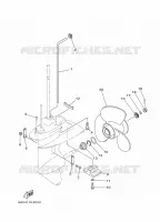 LOWER CASING & DRIVE 2 for Yamaha FT8 2014