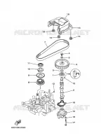 OIL PUMP for Yamaha FT8 2010