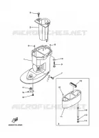 UPPER CASING for Yamaha FT8 2009