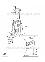 UPPER CASING for Yamaha FT8 2005