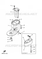 UPPER CASING for Yamaha FT8 2002