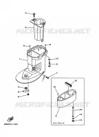 UPPER CASING for Yamaha FT8 2002