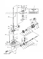 LOWER CASING & DRIVE 1 for Yamaha FT8 2002