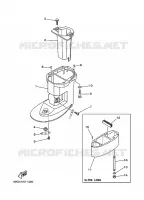 UPPER CASING for Yamaha FT8 2001