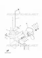 LOWER CASING & DRIVE 2 for Yamaha FT8 2017