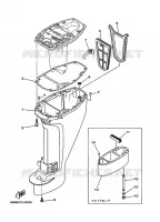 UPPER CASING for Yamaha FT9.9 2003