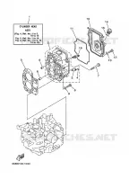 CYLINDER / CRANKCASE 2 for Yamaha FT9.9 2001