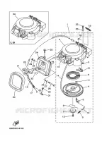 KICK STARTER for Yamaha FT9.9 2001