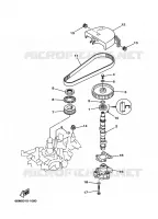 OIL PUMP for Yamaha FT9.9 2001