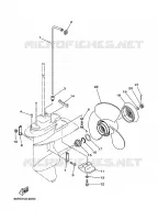 LOWER CASING & DRIVE 2 for Yamaha FT9.9 2001