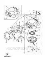 KICK STARTER for Yamaha FT9.9 2001