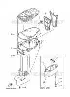 UPPER CASING for Yamaha FT9.9 2001