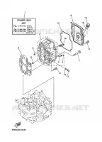 CYLINDER / CRANKCASE 2 for Yamaha FT9.9 2000