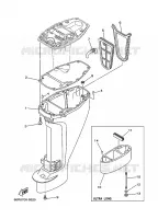 UPPER CASING for Yamaha FT9.9 2000