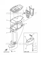 UPPER CASING for Yamaha FT9.9 2000