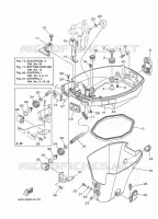 BOTTOM COWLING for Yamaha FT9.9 2011
