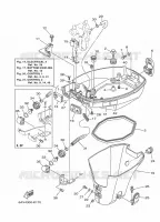 BOTTOM COWLING for Yamaha FT9.9 2011