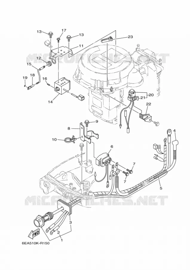 ELECTRICAL 2 Yamaha OUTBOARD ENGINES 9.9hp (7.3kW) 2018 FT9.9  FT9.9LEL
