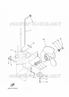 LOWER CASING & DRIVE 2 for Yamaha FT9.9 2013