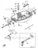 BOTTOM COWLING for Yamaha 20 1990