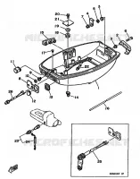 BOTTOM COWLING for Yamaha 20 1988