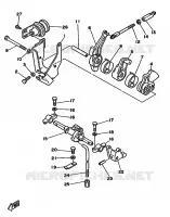 THROTTLE CONTROL for Yamaha 20 1988