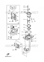 UPPER CASING for Yamaha 25 2003