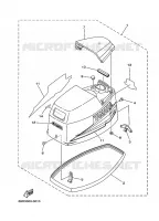 TOP COWLING for Yamaha 25 2003