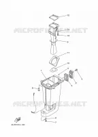 UPPER CASING for Yamaha 25 2016