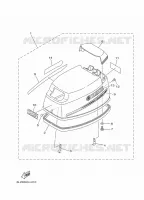 TOP COWLING for Yamaha 25 2012