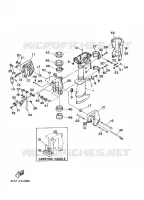 UPPER CASING AND BRACKET for Yamaha 3 2002