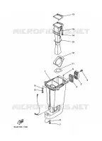 UPPER CASING for Yamaha 25 2010