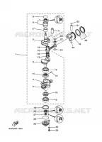 CRANKSHAFT / PISTON for Yamaha 25 2010
