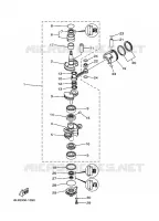 CRANKSHAFT / PISTON for Yamaha 25 2010