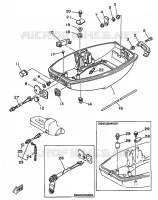 BOTTOM COWLING for Yamaha 25 1998