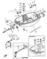 BOTTOM COWLING for Yamaha 25 1998