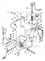 OIL PUMP for Yamaha 25 1998