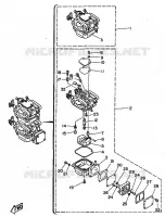 CARBURETOR for Yamaha 25 1998