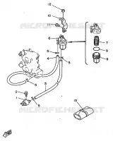FUEL TANK for Yamaha 25 1998