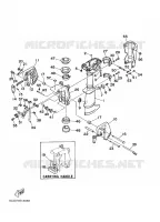 UPPER CASING AND BRACKET for Yamaha 3 1999