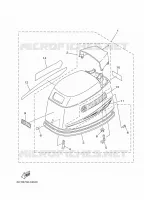 TOP COWLING 1 for Yamaha 30 2014