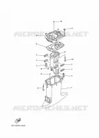 UPPER CASING for Yamaha 30 2012
